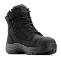 Bata Industrials Women’s Safety Boot - Black Luna Zip Side - Size 9 - Steel Toe - Slip Resistant - SuperSaverAU - view 1