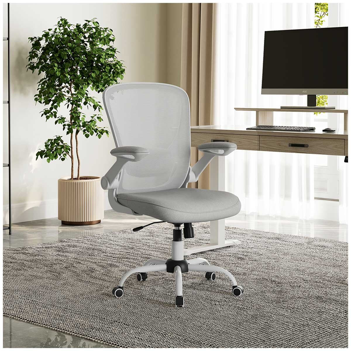 Eureka OC06 ONYX Ergonomic Office Chair Grey - SuperSaverAU - view 10