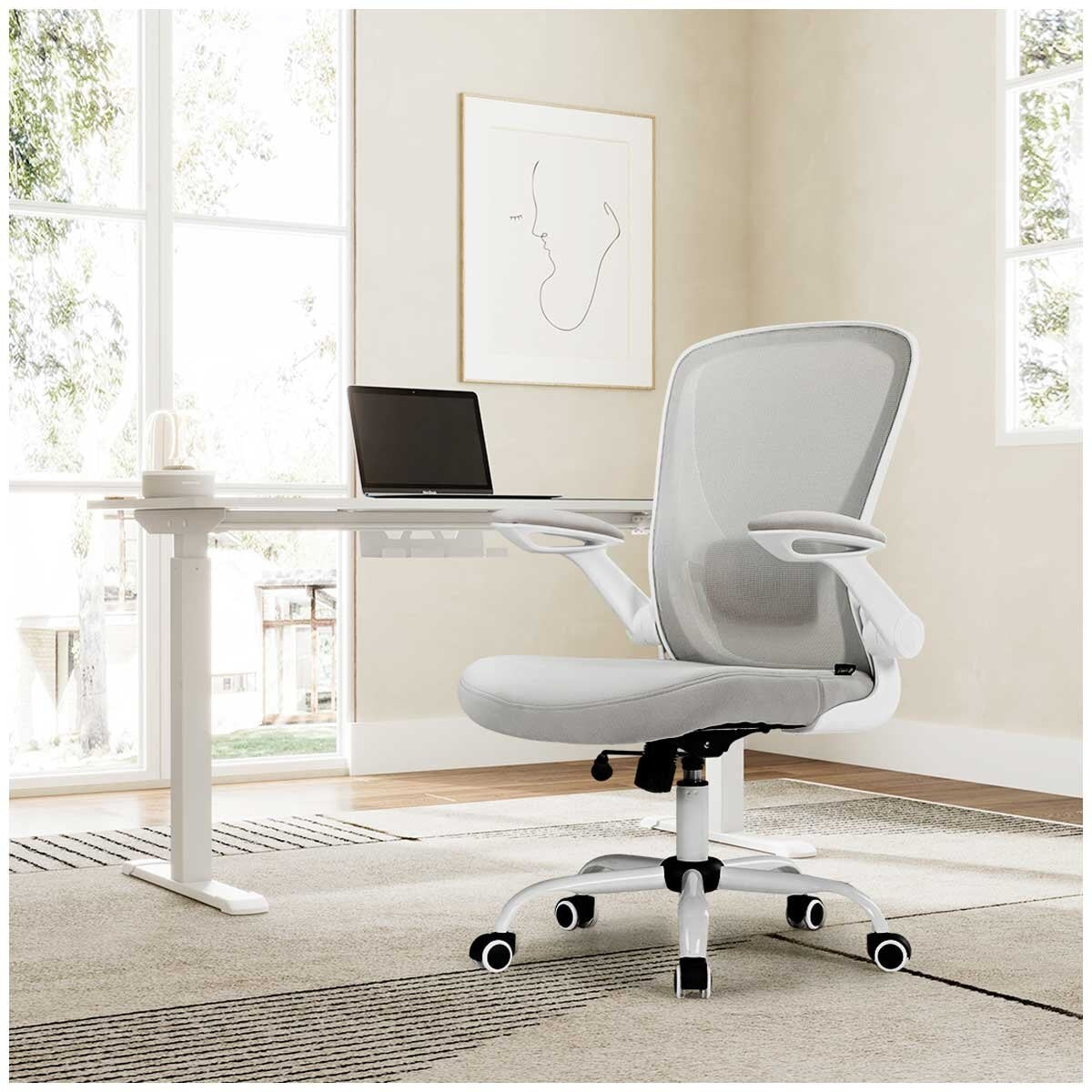 Eureka OC06 ONYX Ergonomic Office Chair Grey - SuperSaverAU - view 6