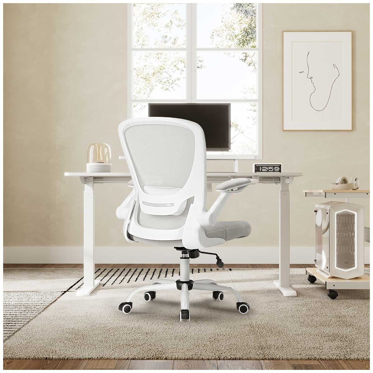 Eureka OC06 ONYX Ergonomic Office Chair Grey - SuperSaverAU - view 8