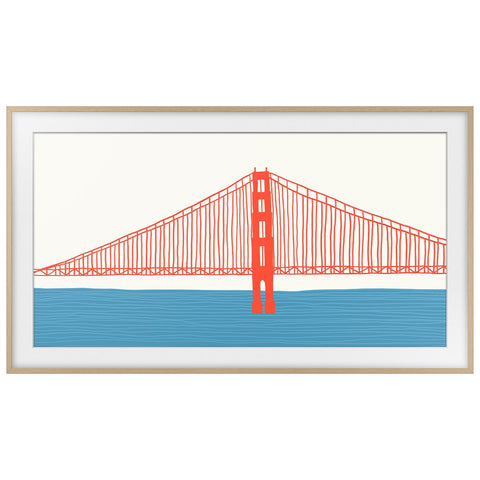 Samsung 85 Inch The Frame TV Customisable Bezel - Slim Magnetic Frames - SuperSaverAU - view 2