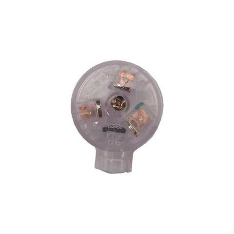 HPM Side Entry Plug Top - 10A - Clear - Slimline Design - SuperSaverAU - view 1