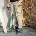 DEWALT Men's Khaki Goldfield PROStretch Work Trousers Cotton/Spandex - Size 40
