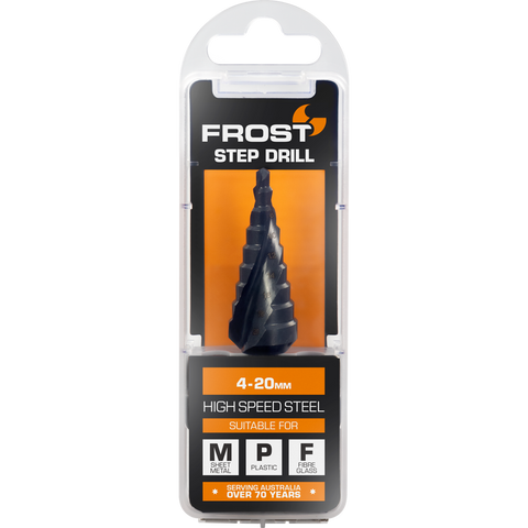 Frost 4-20mm HSS Step Drill Bit