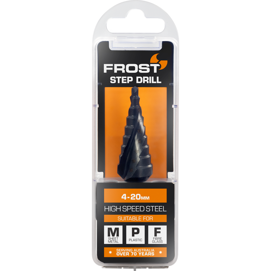 Frost 4-20mm HSS Step Drill Bit