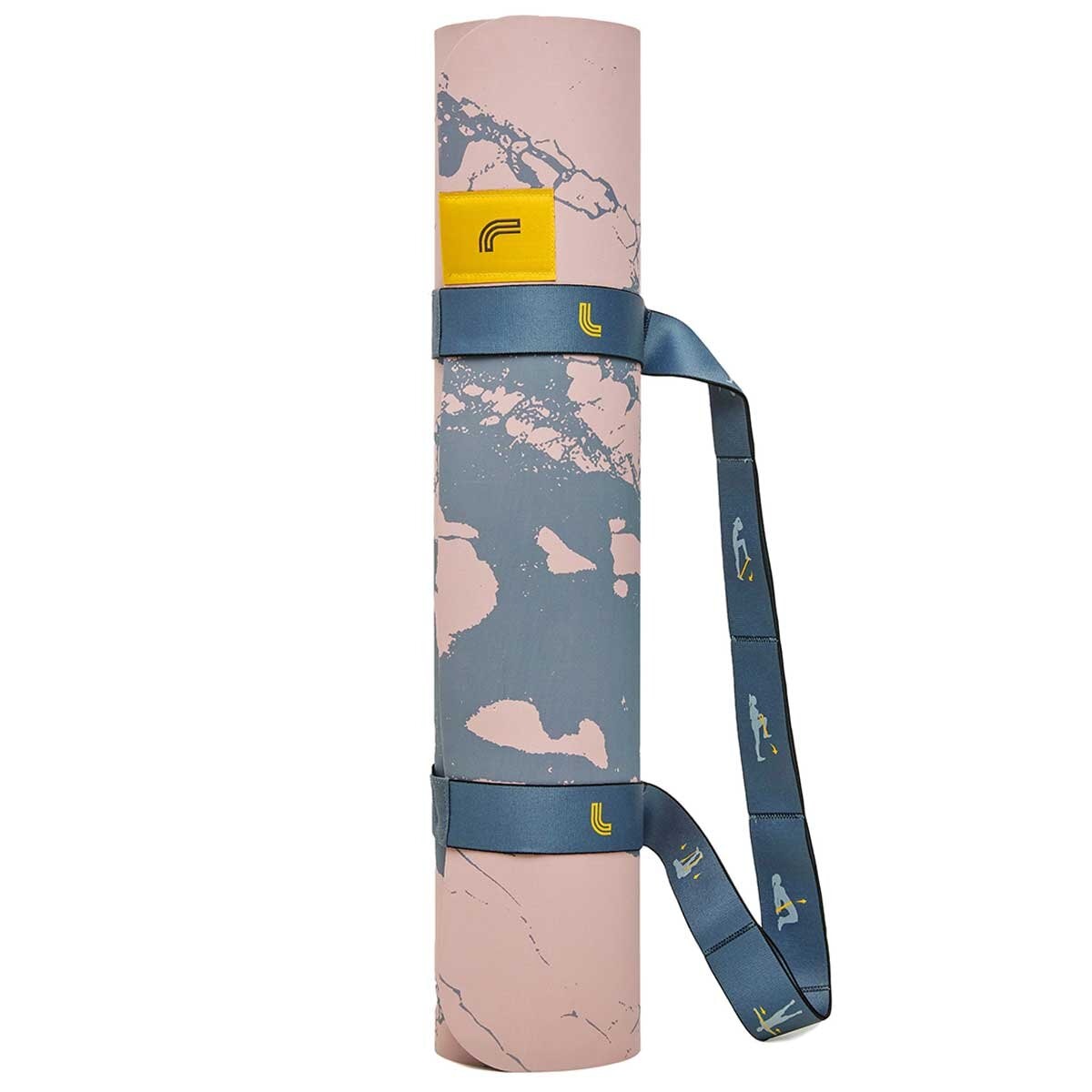 Lole Yoga Mat With 2 In 1 Strap Ballerina Pink