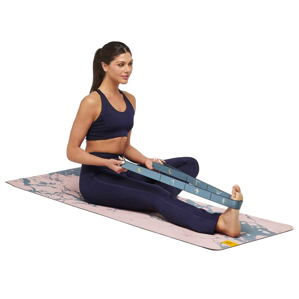 Lole Yoga Mat With 2 In 1 Strap Ballerina Pink