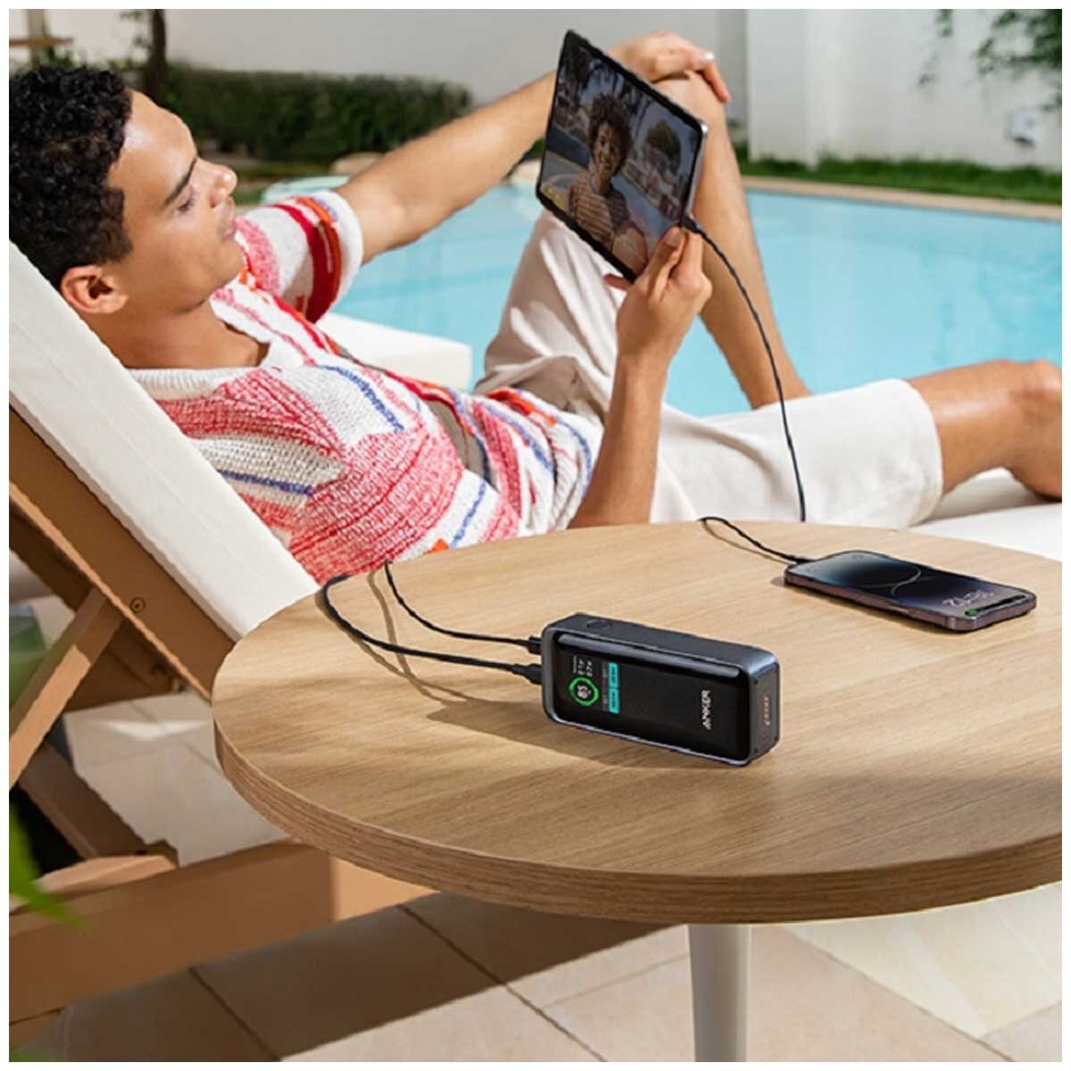 Anker Prime 12K 130W Power Bank Black A1335011 - SuperSaverAU - view 5