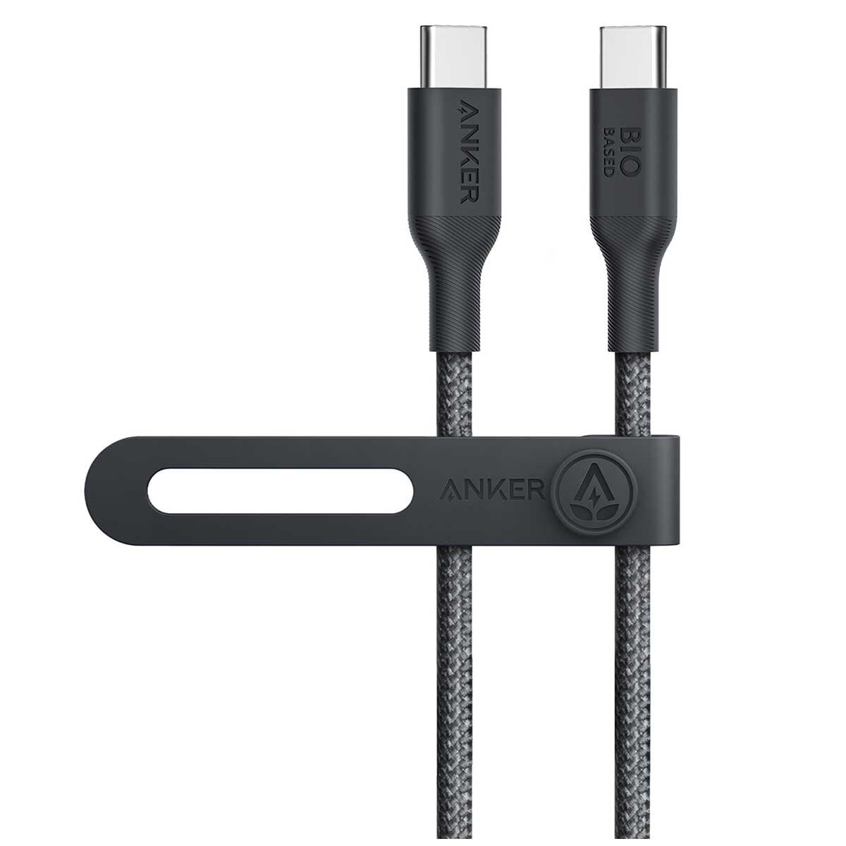 Anker 544 Bio-Nylon USB-C To USB-C Cable 0.9M Black A80F5H11 - SuperSaverAU - view 1