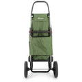 Rolser I-Max Urban Big Wheel Folding Trolley - Removable Wheels, Protective Bag Frame, Khaki - R-IMX505-1005