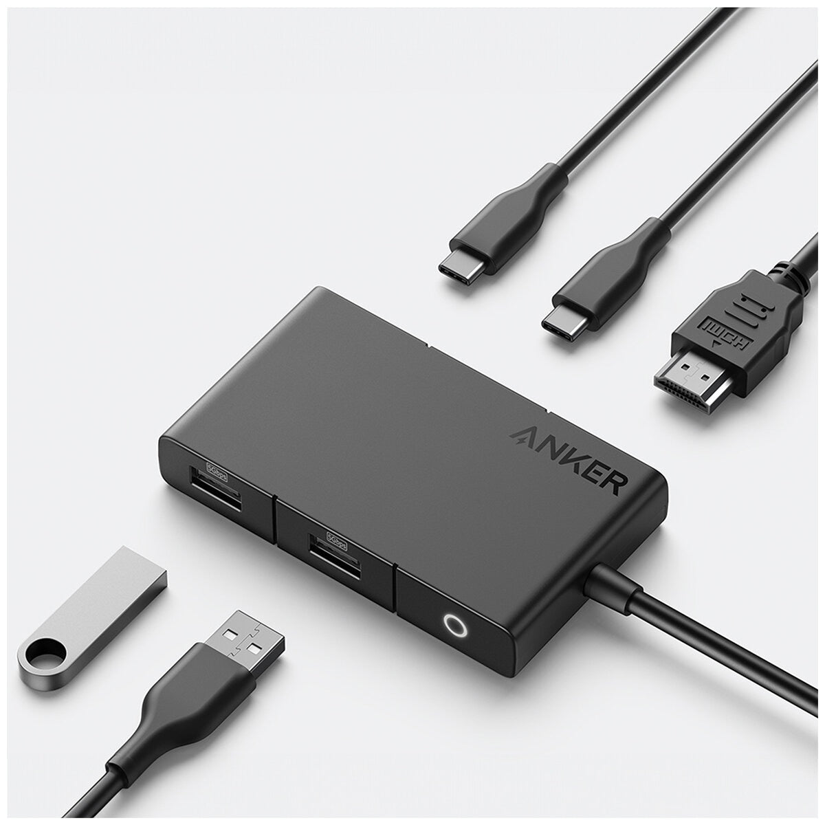 Anker 322 5 In 1 USB-C Hub With 4K HDMI A8356H11 - SuperSaverAU - view 3