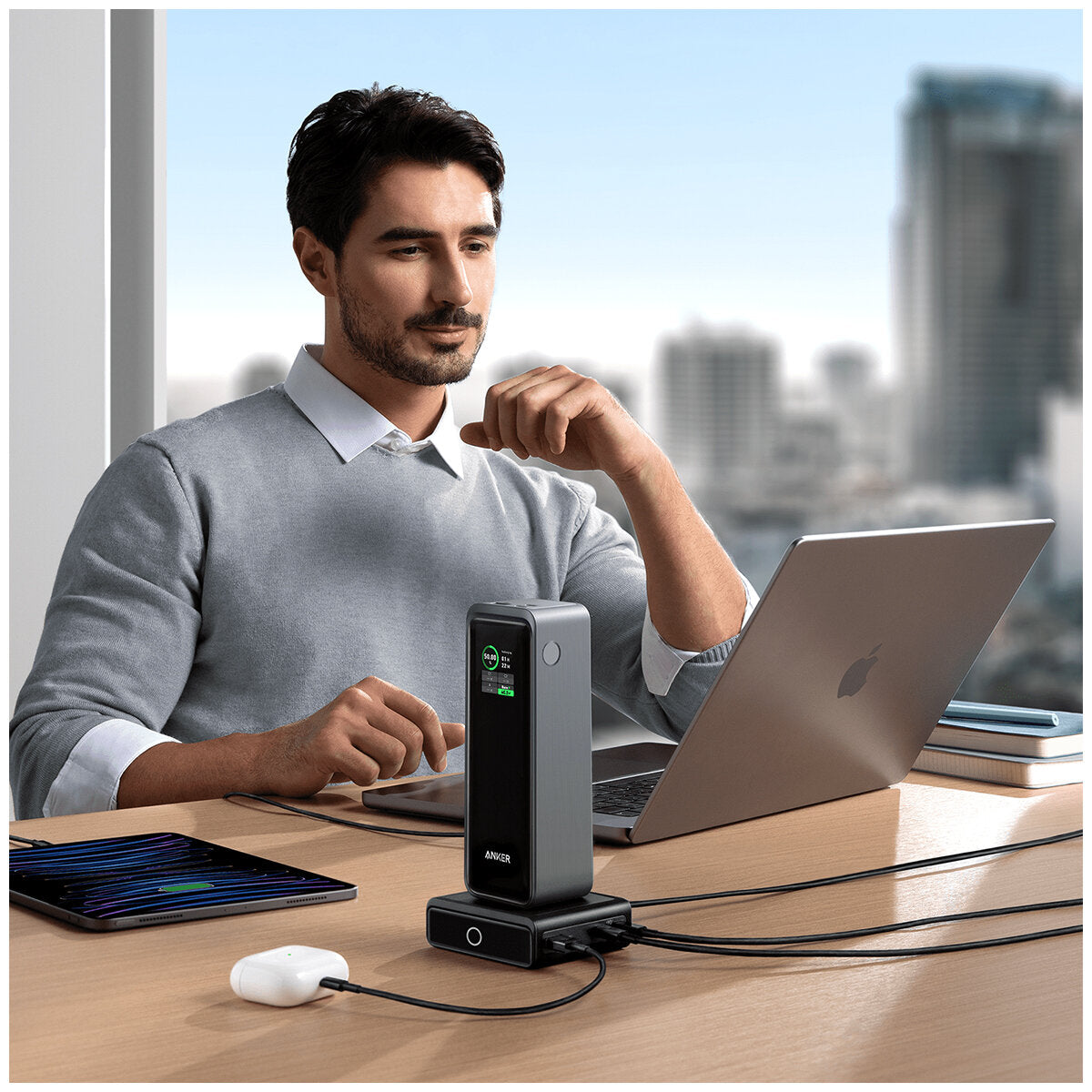Anker 100W Charging Base For Anker Prime Power Bank A1902T11 - SuperSaverAU - view 5