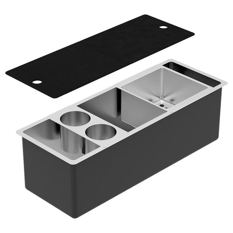 Abey Wide Single Bowl Sink - Stainless Steel - Top Mount or Undermount - 25 Year Warranty - FRAP620