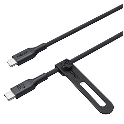 Anker 544 Bio-Based USB-C To USB-C Cable 0.9M Black A80F1H11 - SuperSaverAU - view 1