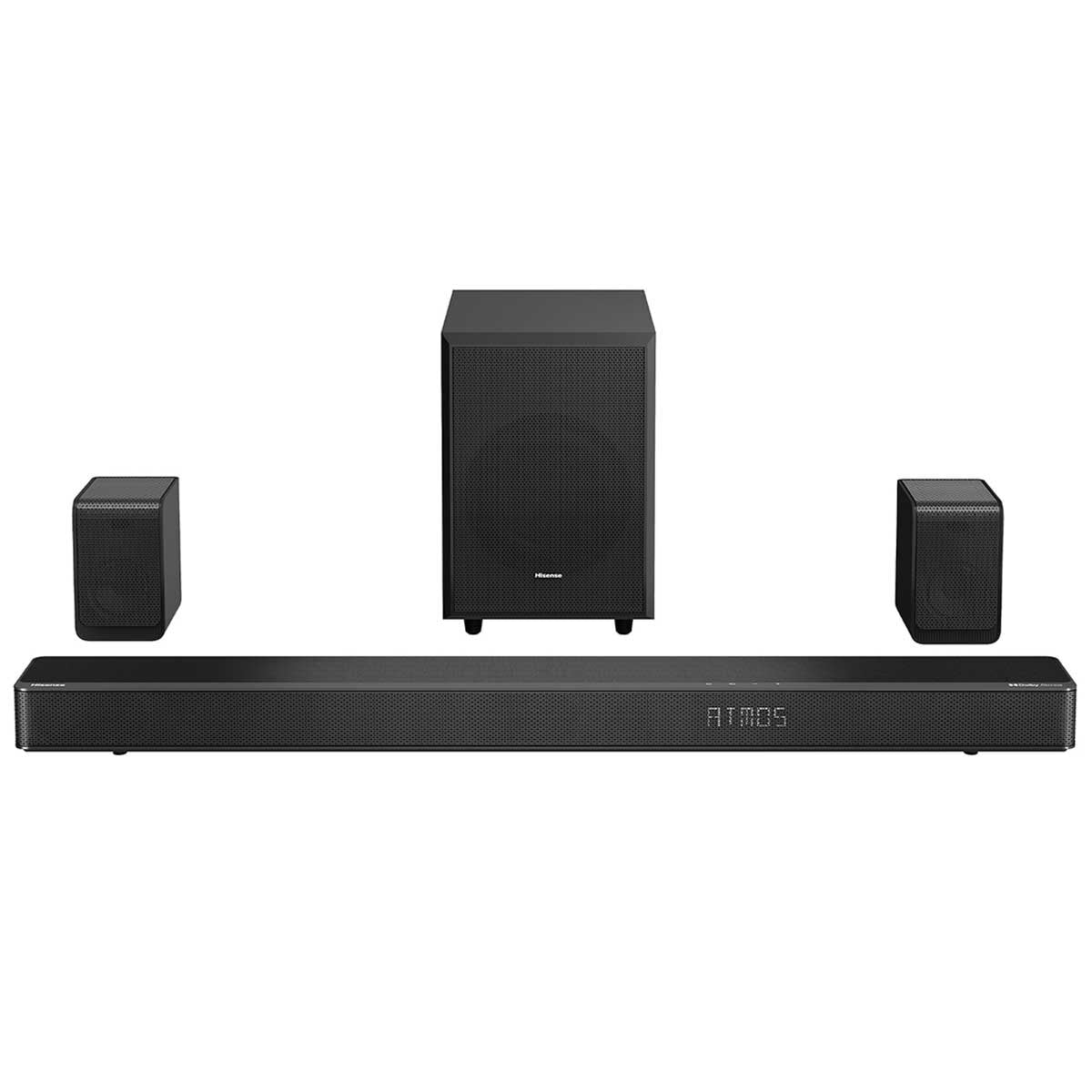 Hisense 5.1.2 Channel Dolby Atmos Soundbar With Wireless Subwoofer And Rear Speakers AX5120G - SuperSaverAU - view 2