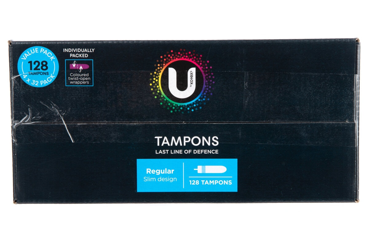 U By Kotex Regular Tampons 128 Pack - SuperSaverAU - view 4