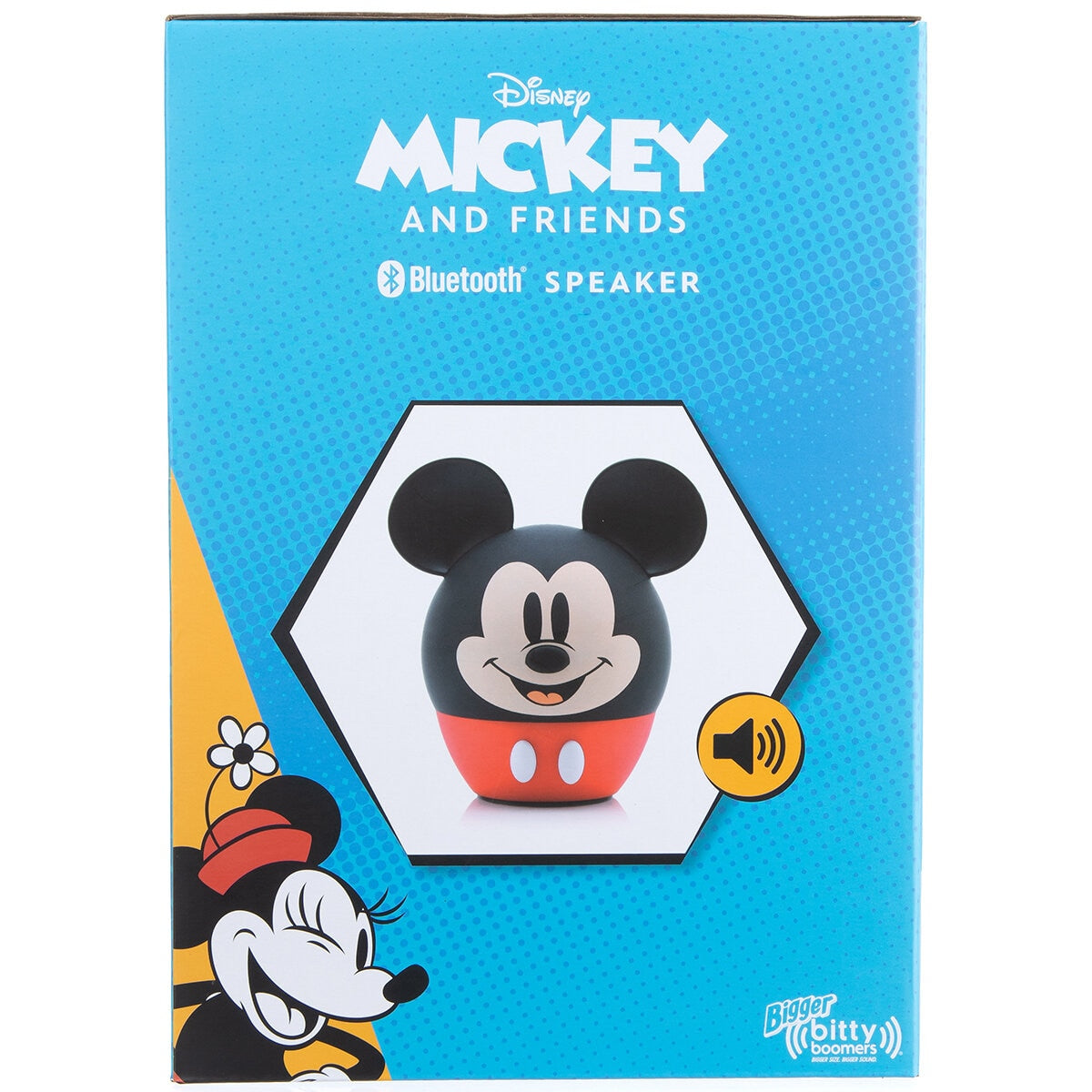 Bigger Bitty Boomers 8 Inch Bluetooth Speaker Disney Mickey