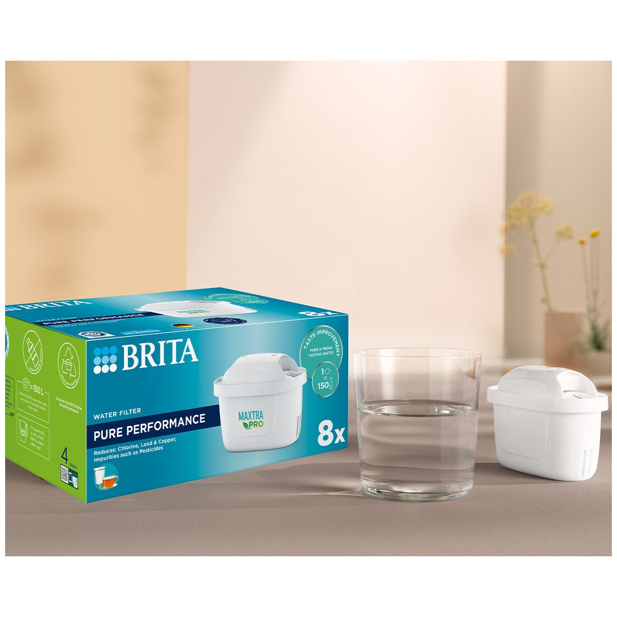 BRITA Maxtra Pro Water Filter Cartridge - 8 Packs