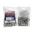 Grunt 12mm Stainless Steel Webbing Grommets - 50 Pack