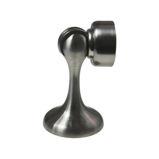Adoored Satin Chrome Trumpet Magnetic Door Stop 42mm Metal Shock Absorbent