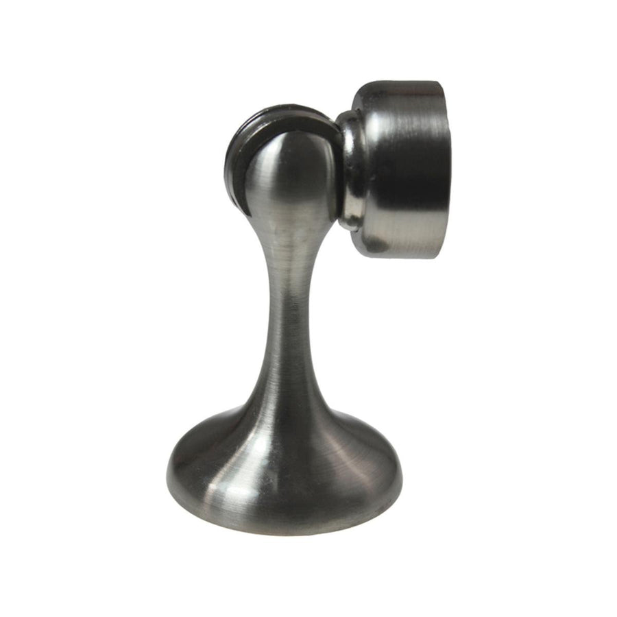 Adoored Satin Chrome Trumpet Magnetic Door Stop 42mm Metal Shock Absorbent - SuperSaverAU - view 1