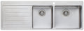 Oliveri Sonetto 1415mm 1 and 3/4 Bowl Topmount Sink - Left Hand Drainer, Bamboo Chopping Board - SN1012