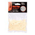 Ramset Wall Plugs 5 x 25mm Plastic 100 Pack Easy Insertion - SuperSaverAU - view 1