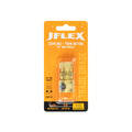 JFLEX 1/4" BSP Female Jamec Twin Button Brass Coupling