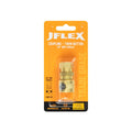 Jflex 1/4" BSP Female Jamec Twin Button Coupling - Durable Brass - Quick Connect - SuperSaverAU - view 2
