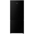 Hisense 417L Bottom Mount Fridge - Charcoal Finish, 4.5 Star Energy, Inverter Technology - HRBM419B
