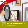 Command Large Black Picture Hanging Strips - 4 Pack, Damage-Free