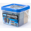 Titan Window Packers 75mm Mixed Sizes 1-10mm, UV Stable Plastic, 600 Piece