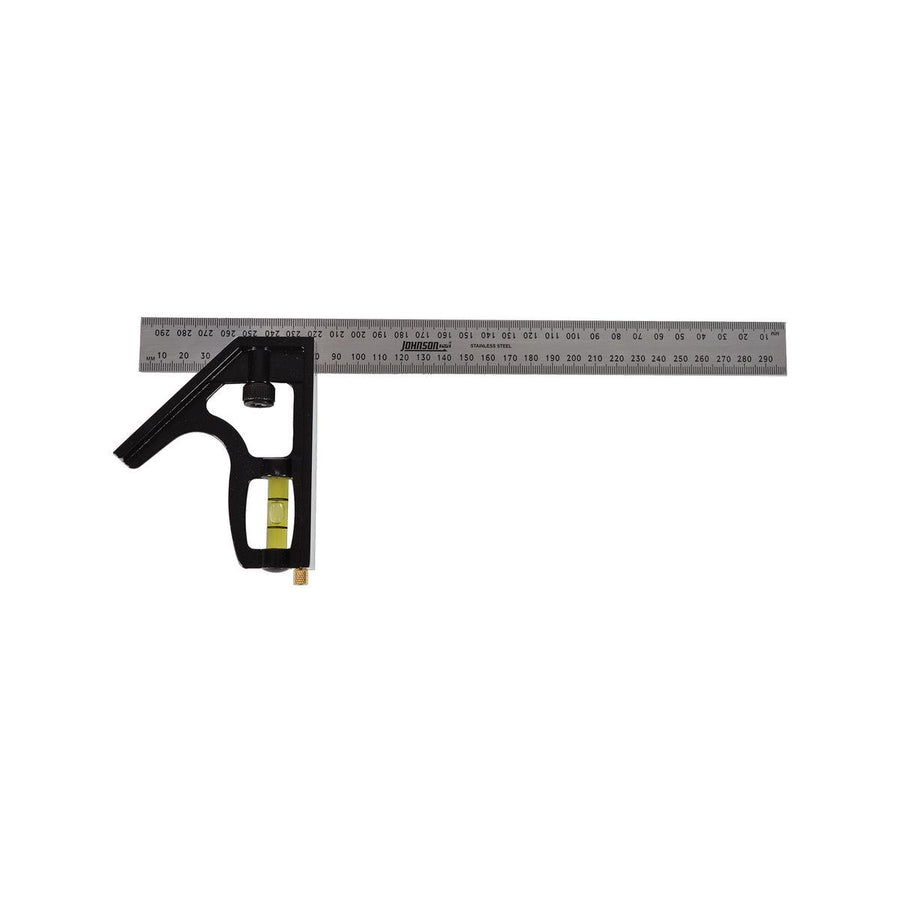 Johnson 300mm H D Stainless Steel Combination Square - Precision Tool - SuperSaverAU - view 1