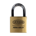 Lockwood 30mm Solid Brass General Purpose Padlock, 2 Pack, Double Locking