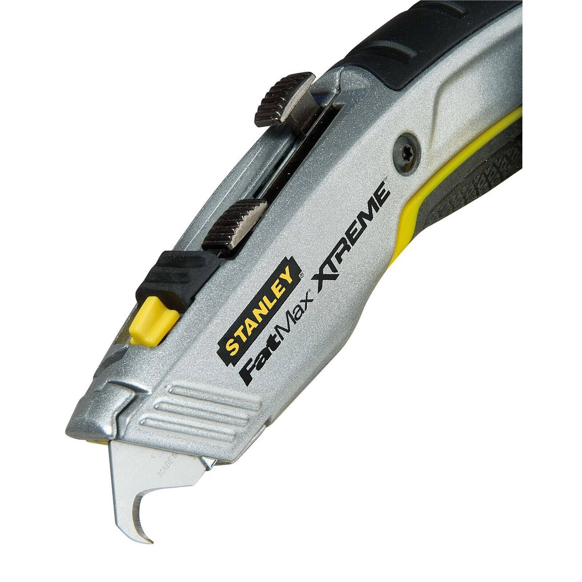 Stanley Fatmax Xtreme Retractable Knife 10-789 - Twin Blade - 11 Blade Capacity - Rubber Grip - 88mm x 25mm x 232mm - SuperSaverAU - view 2