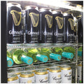 Rhino 208L Double Door Beverage Centre - Black, LED Display, Lockable Doors - SG2H-B