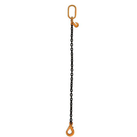 Gorilla 2m Chain Sling - 8mm Alloy - 2 Tonne Capacity - Self-Locking Hook - SuperSaverAU - view 1