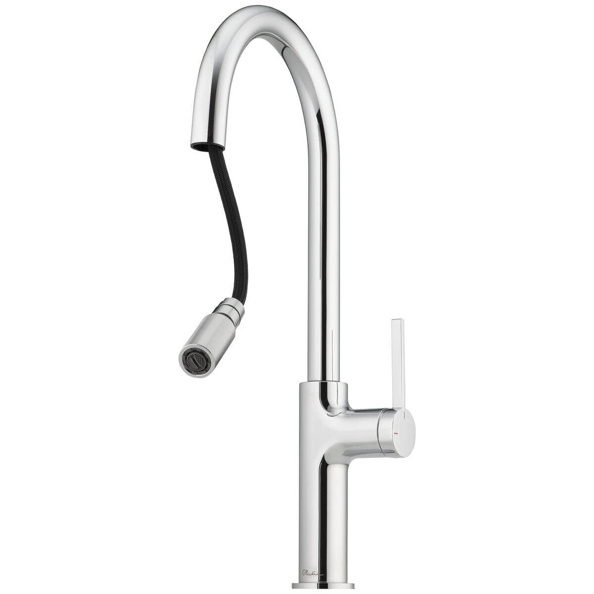 Oliveri Vilo Pull Out Gooseneck Mixer Tap 6L/min - Chrome, 5-Star WELS Rating - VT2400-CR