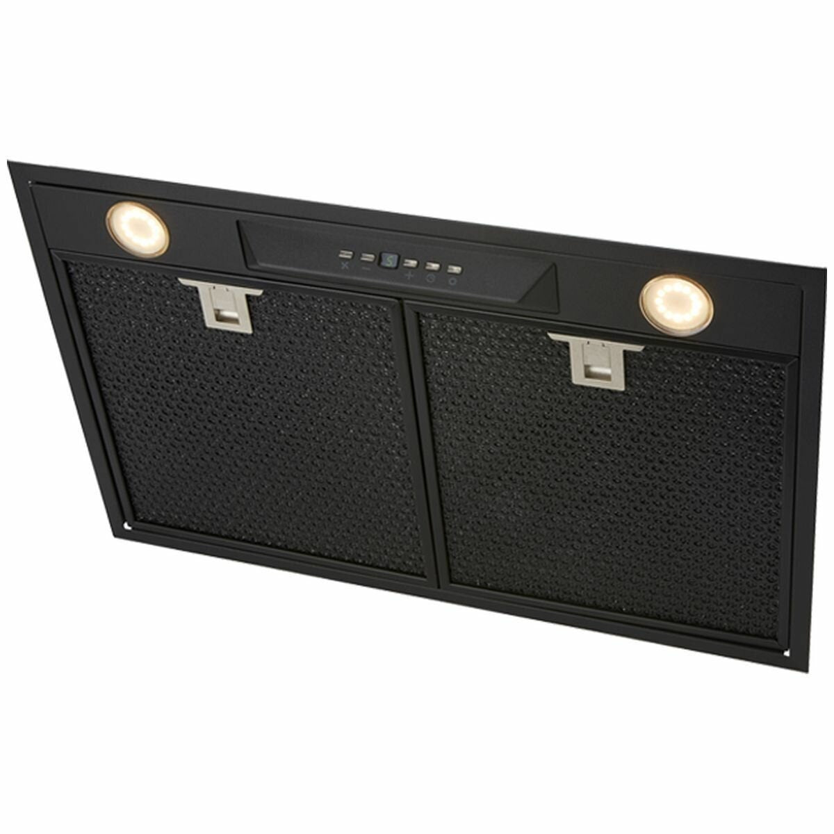 Schweigen 60cm Matte Black Undermount Rangehood - IsoDrive ST Motor, 900m³/h, 57W - UM1390-6BSTPAK