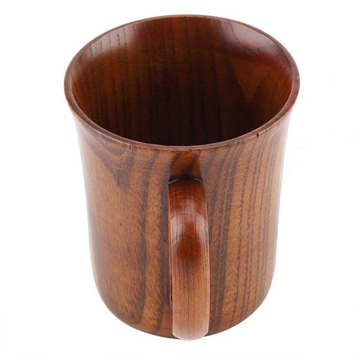 260ml Wooden Mug - Solid Wood Tea Cup, 9 x 10 cm - view 2
