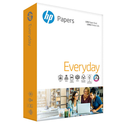 HP Everyday A4 80gsm Copy Paper with ColorLok Technology, Acid Free, FSC Certified