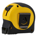 Stanley FatMax 8m Wide Blade Tape Measure, Stainless Steel, Magnetic Tip, Lockable, Belt Clip