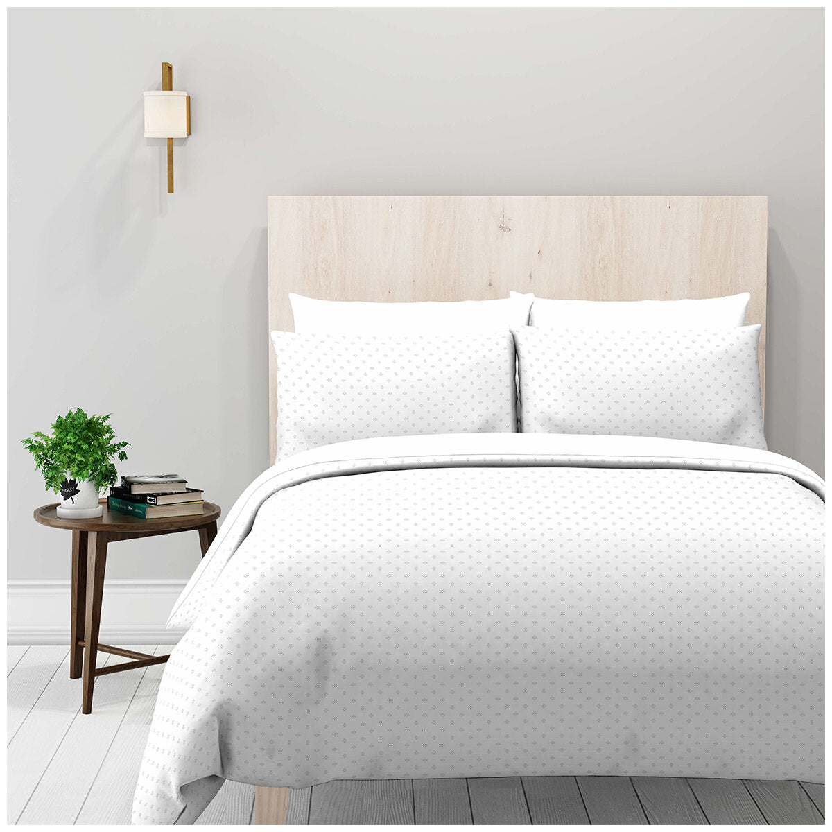 Natural Earth 300 Thread Count Organic Cotton Sheet King Set 4 Piece Eillue Geo - SuperSaverAU - view 2