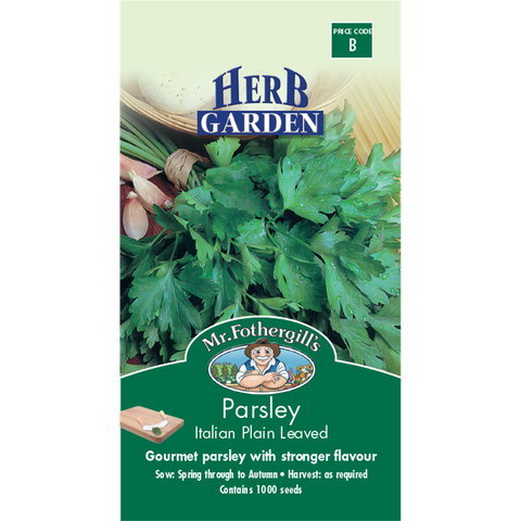 Mr Fothergill S Italian Parsley Seeds - 45cm - Green - Stronger Flavour - SuperSaverAU - view 1