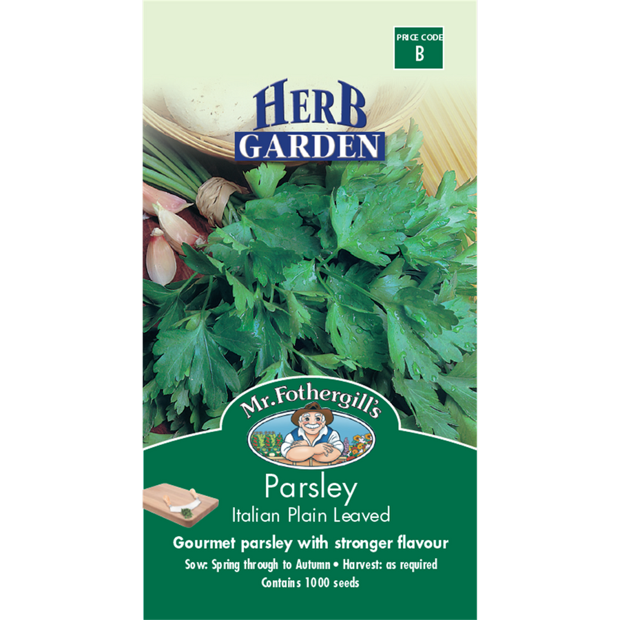 Mr Fothergill S Italian Parsley Seeds - 45cm - Green - Stronger Flavour - SuperSaverAU - view 1