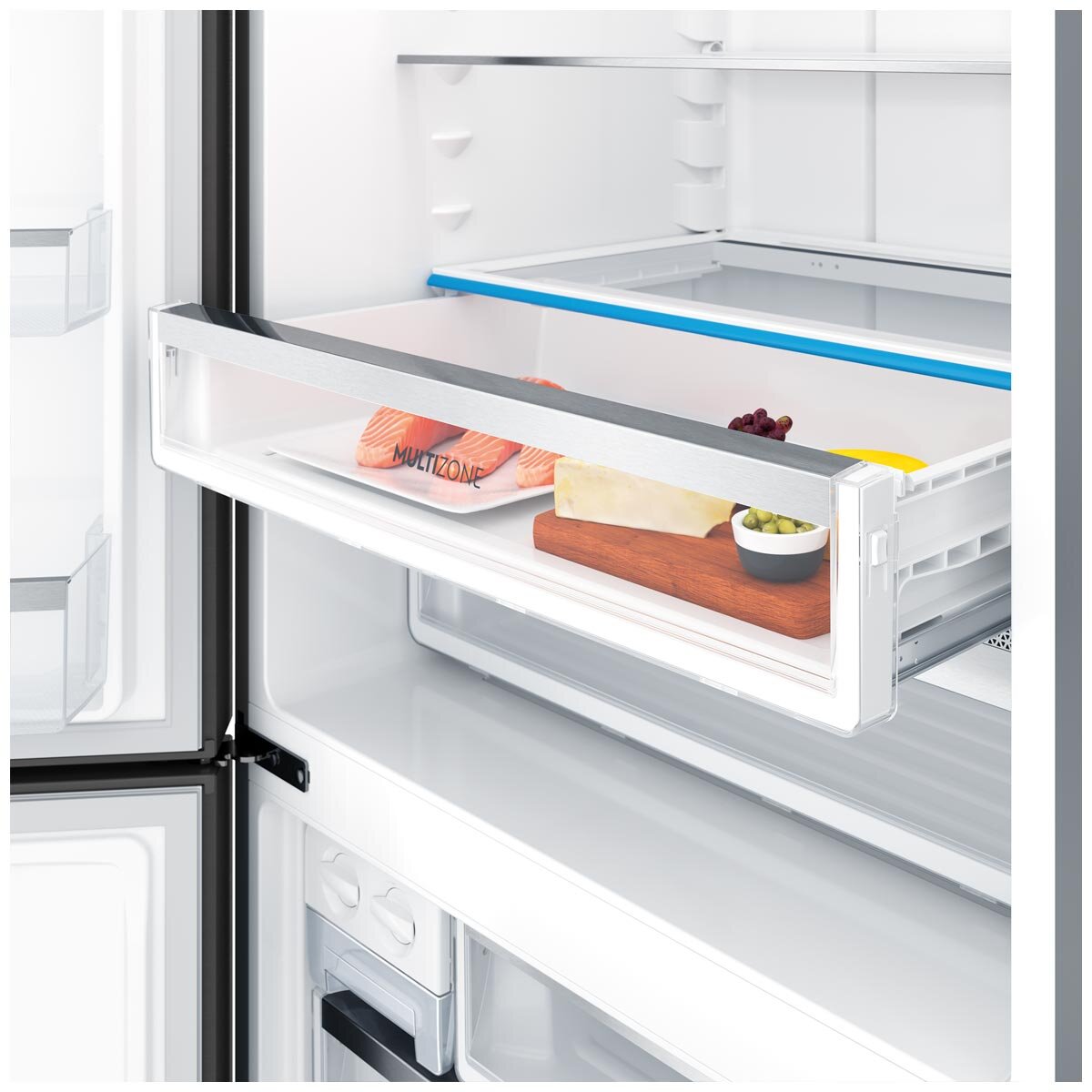 Electrolux 496L Bottom Freezer Fridge Matte Black EBE5007BD-R - UltimateTaste 500