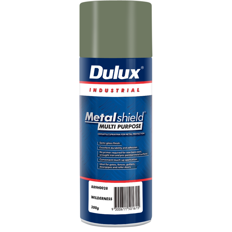 Dulux Metalshield Spray Paint 300g Wilderness Semi-Gloss Durable Finish - SuperSaverAU - view 1