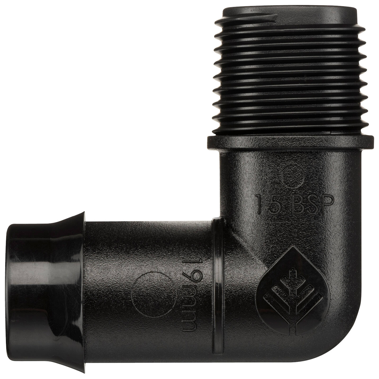 Pope 19 x 15mm Single BSP Male Barbed Threaded Elbow 1000kPa