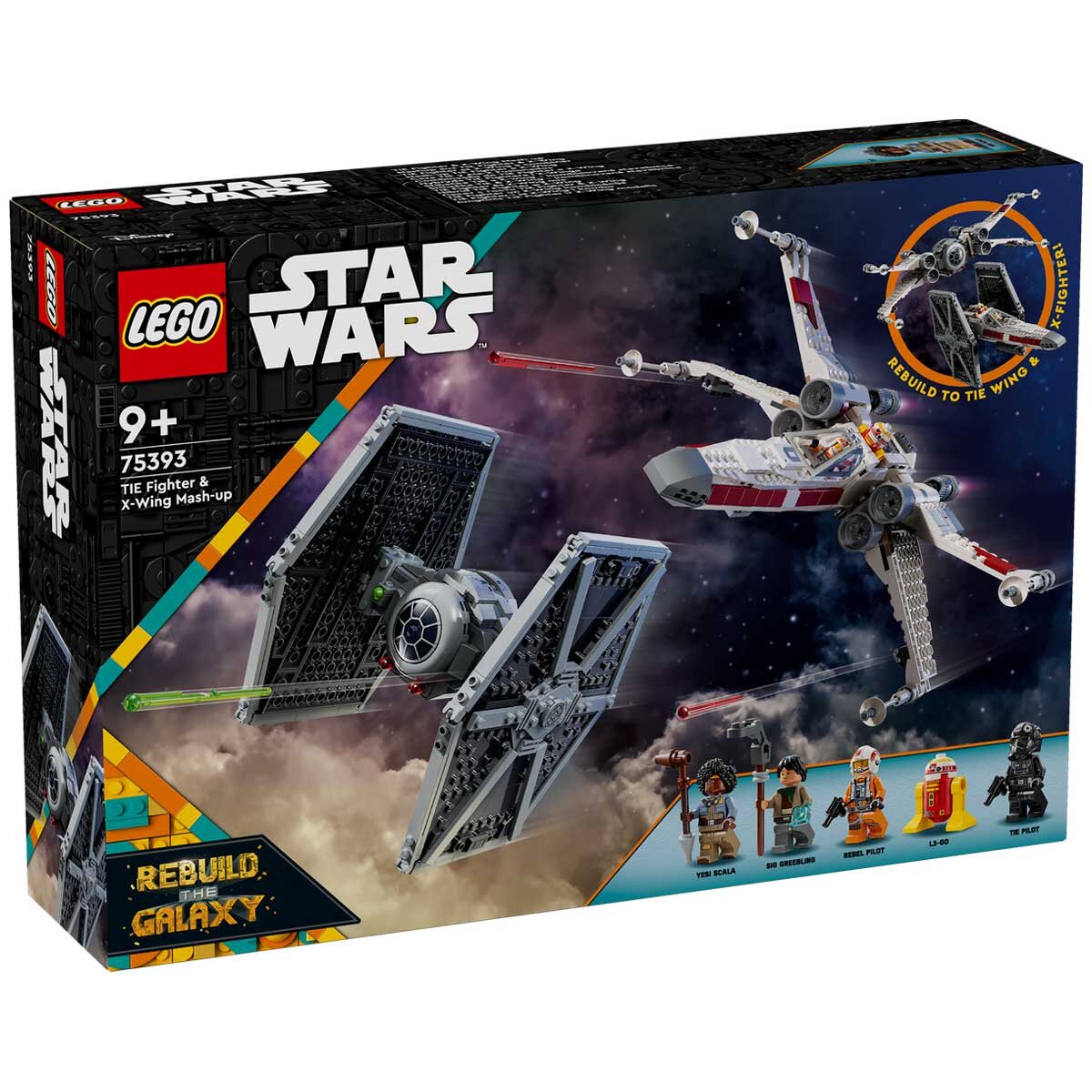 LEGO Star Wars TIE Fighter And X-Wing Mash-up Set 75393 - SuperSaverAU - view 7