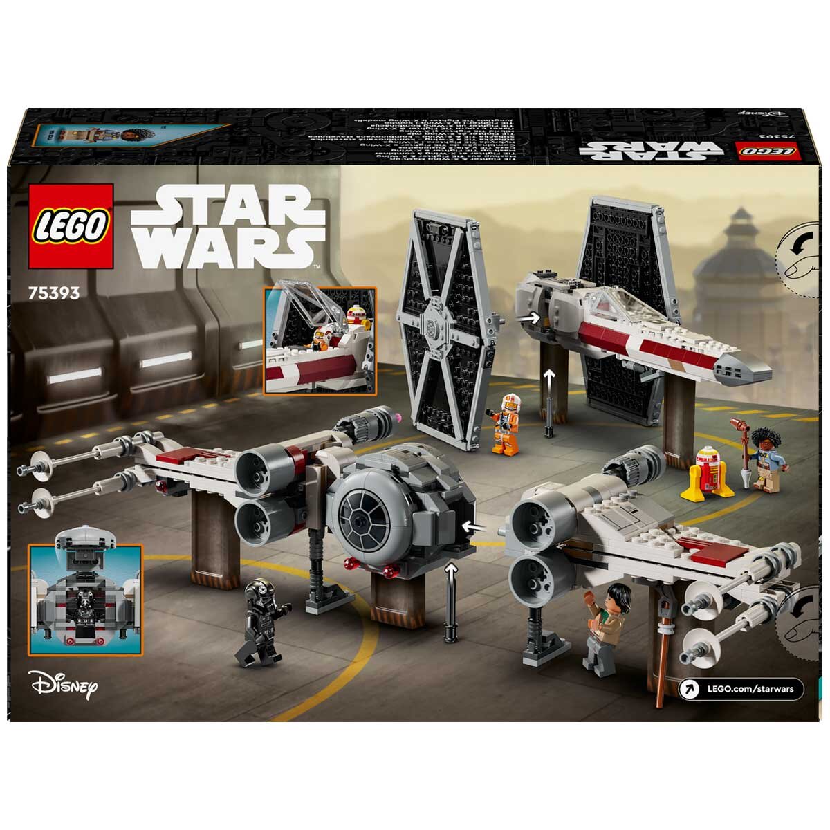 LEGO Star Wars TIE Fighter And X-Wing Mash-up Set 75393 - SuperSaverAU - view 8